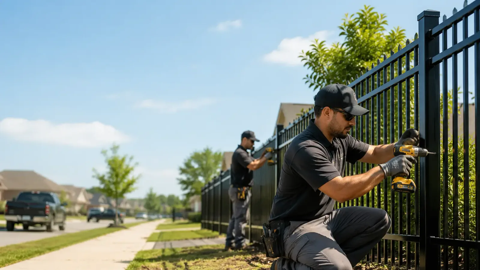 Metal Fence Installation in Morse, TX